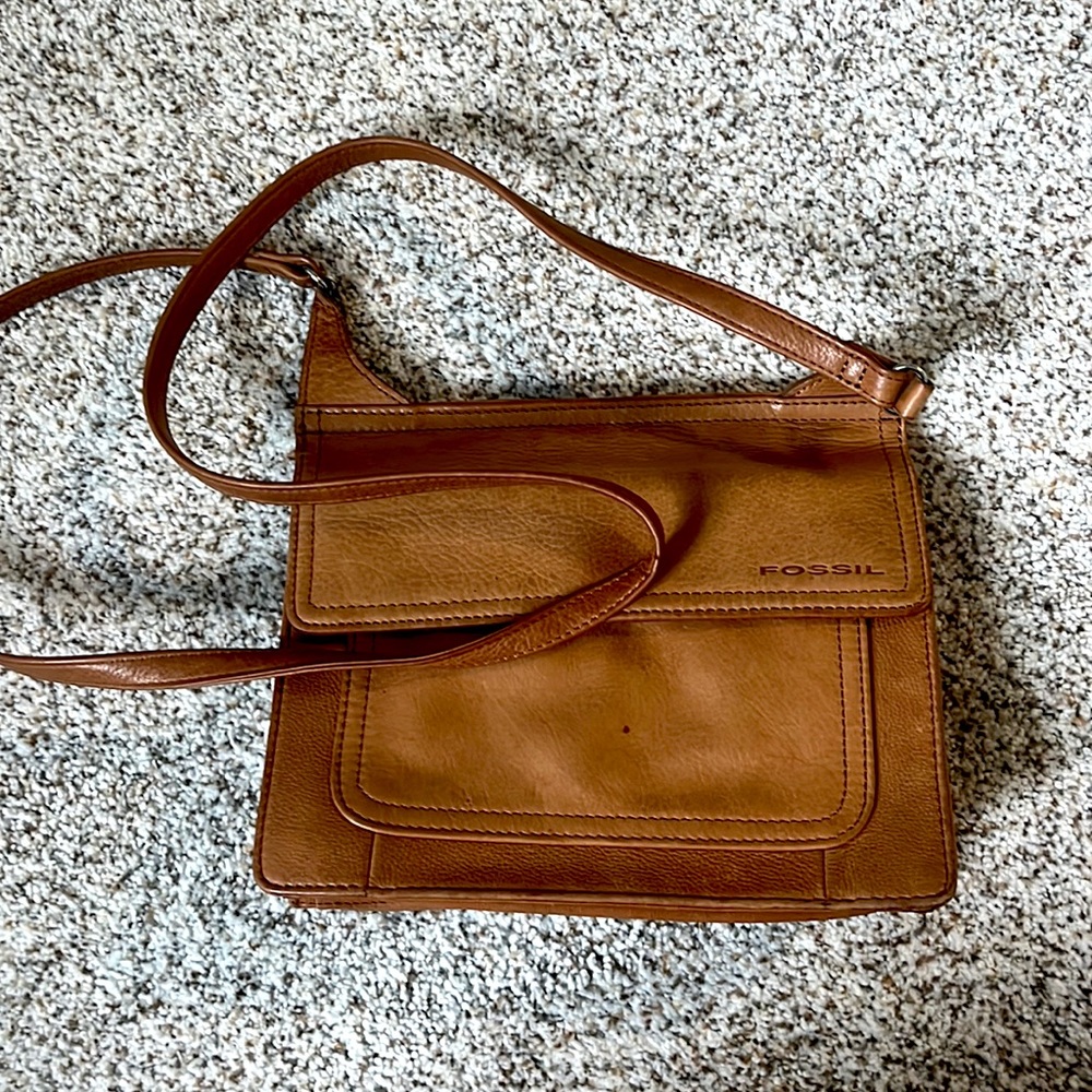 Leather Fossil purse